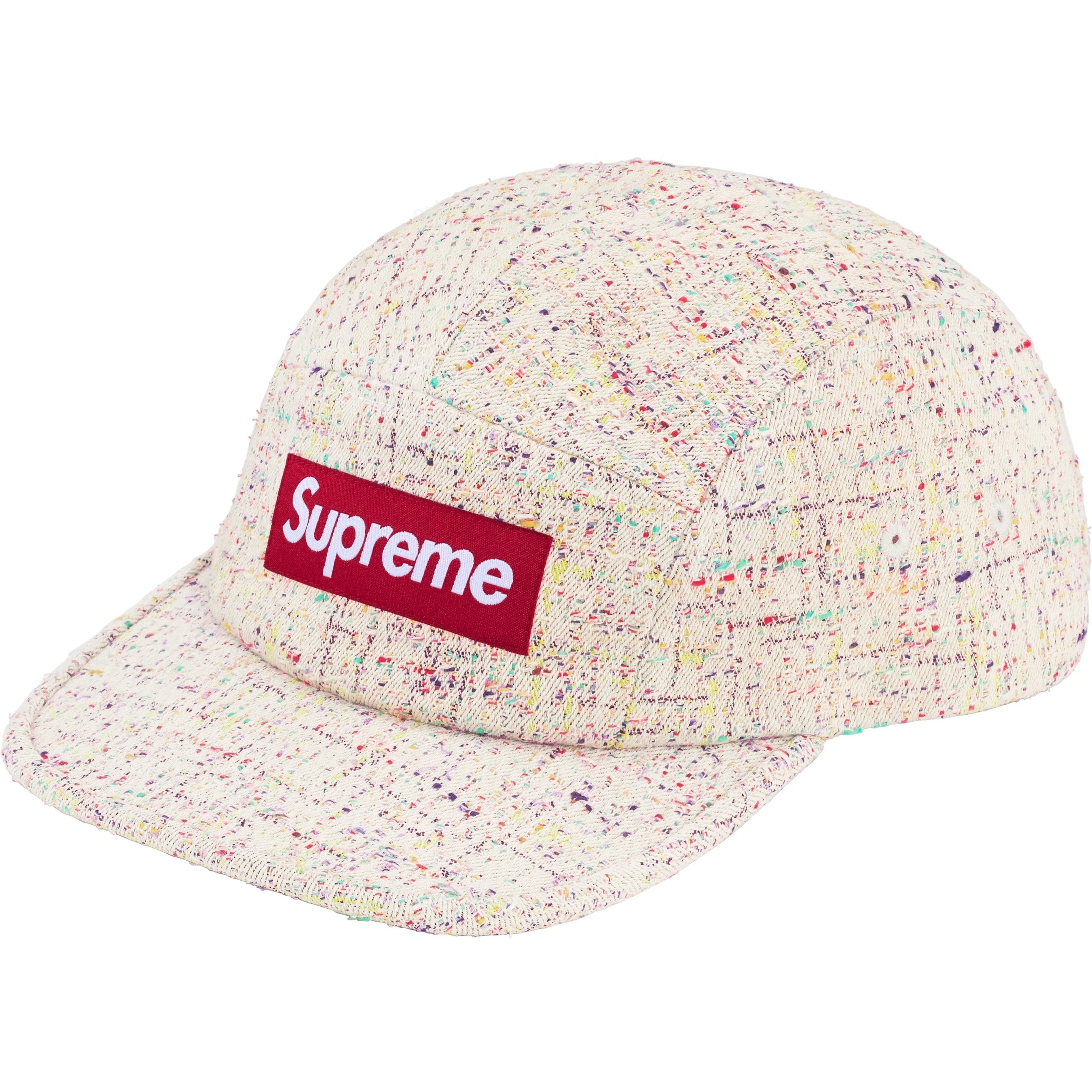 Denim Bouclé Camp Cap view 4